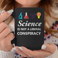 Science Is Not A Liberal Conspiracy リベラルシャツ コーヒーマグ 面白い贈り物