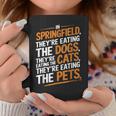 Springfieldでは、They Eating The Cats The Dogs The Pet コーヒーマグ 面白い贈り物