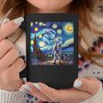 Starry Night Renditionincentan Gogh Astronaut コーヒーマグ 面白い贈り物