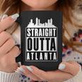 Straight Outta Atlanta 都市のシルエット コーヒーマグ 面白い贈り物