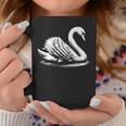 Swan Dad Mom Lover モノクロ 白鳥 コーヒーマグ 面白い贈り物