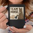 Team Horse 面白い馬のデザイン コーヒーマグ 面白い贈り物