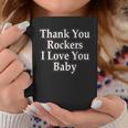 Thank You Rockers I Love You Baby コーヒーマグ 面白い贈り物