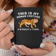 This Is My Human コスチューム I'm Really A Tiger かわいいタイガー コーヒーマグ 面白い贈り物