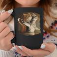 TitaniCムービーにインスパイアされた面白い猫好きのミーム。 コーヒーマグ 面白い贈り物