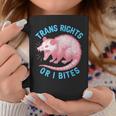 Trans Rights Or I Bites Possum Support Feminist Lgbtq Coffee Mug Personalized Gifts