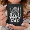 Vintage Usa Flag World's Best Poodle Dog Dad Fathers Day Coffee Mug Personalized Gifts