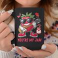 You're My Jam ファニーストロベリー ギターを弾く スイートハートジャム コーヒーマグ 面白い贈り物