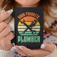 お気に入りの水道屋さん パイプフィッター パイプ 配管工事 配管工 コーヒーマグ 面白い贈り物