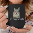 お腹が痛い面白い猫のミーム コーヒーマグ 面白い贈り物