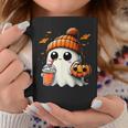 かわいいおばけを飲むかぼちゃスパイス ゴーストハロウィンコスチューム コーヒーマグ 面白い贈り物