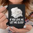 かわいいビションフリーゼ If You Love Me Let Meleep パジャマ コーヒーマグ 面白い贈り物