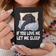 かわいいフラットコートレトリバー If You Love Meleep コーヒーマグ 面白い贈り物