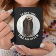 かわいいラッコ 言って I Love You Like No Otter私はあなたを愛しています コーヒーマグ 面白い贈り物