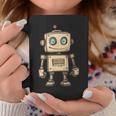 かわいい小さなロボット、ビンテージキッズロボット コーヒーマグ 面白い贈り物