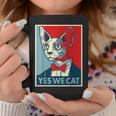はい、私たちは面白い猫を社長として猫好きの猫好きの猫ルール面白い コーヒーマグ 面白い贈り物