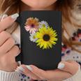 ひまわり ガーベラ 花 デイジー ガーベラ 花 デイジー 花柄 コーヒーマグ 面白い贈り物