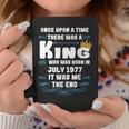 むかしむかし、王様がいました。1977年7月誕生日 コーヒーマグ 面白い贈り物