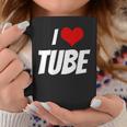 アイ・ラブ・チューブ・ハート コーヒーマグ 面白い贈り物