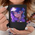 アニバエオタク美少女アニメ少女 紫髪ミステリアス コーヒーマグ 面白い贈り物