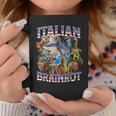 イタリアのブレインロットビッグミーム7月4日フラッグフット。 コーヒーマグ 面白い贈り物