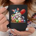 イースターバニー卓球ウサギイースターエッグ卓球 コーヒーマグ 面白い贈り物