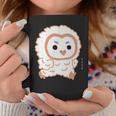 エッホエッホ 一生懸命に走るフクロウの赤ちゃん イラスト コーヒーマグ 面白い贈り物