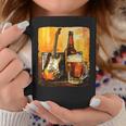 エレキギター好きのための酒とビールのロックギター コーヒーマグ 面白い贈り物