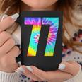 カラフルな絞り染め 77歳の誕生日または77番のチームイベント コーヒーマグ 面白い贈り物