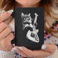 ギターを弾くロック猫 面白いギター猫 コーヒーマグ 面白い贈り物