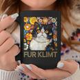 クリムト絵画の猫、猫好き、エキゾチックショートヘア、アーティスト コーヒーマグ 面白い贈り物