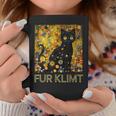クリムト絵画の黒猫、猫好き、アーティスト美術学生 コーヒーマグ 面白い贈り物