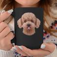 クリーム トイプードル 犬 いぬ 顔 コーヒーマグ 面白い贈り物