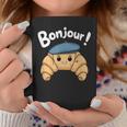 クロワッサン ボンジュール フレンチ 挨拶 フランス ベーキング 朝食 コーヒーマグ 面白い贈り物