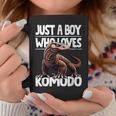 コモドドラゴンを愛するただの少年 男の子 キッズ コーヒーマグ 面白い贈り物
