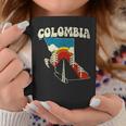 コロンビア ビンテージ コロンビアン カントリー レインボー レトロ 70年代地図 コーヒーマグ 面白い贈り物