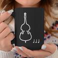 コントラバス 音符 音楽 楽器 コーヒーマグ 面白い贈り物