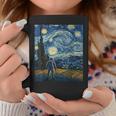 ゴッホにインスパイアされた先見の明のある宇宙飛行士未来の宇宙飛行士 コーヒーマグ 面白い贈り物