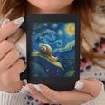 ゴッホの星空の夜のカタツムリスローモーバー動物愛好家 コーヒーマグ 面白い贈り物