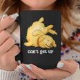 ゴールデンレトリバー ゴールデン 犬 Can't Get Up かわいい やる気スイッチ故障中 水彩 おもしろ 犬好き コーヒーマグ 面白い贈り物