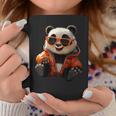 サングラスをかけたパンダベア動物の友人愛かわいいパンダベア コーヒーマグ 面白い贈り物