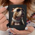 サングラスをかけたピットブル アメリカン・ピット・ブル・テリア コーヒーマグ 面白い贈り物