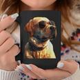 サングラスをかけたラブラドール・レトリバー 愛犬ラブラドール コーヒーマグ 面白い贈り物