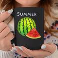 スイカ・夏【 サマータイム 】リゾート・夏 大好き／面白 イラスト コーヒーマグ 面白い贈り物