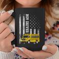 スクールバスドライバー アメリカ国旗 スクールバスドライバー用 コーヒーマグ 面白い贈り物