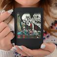 スケルトン 妖怪 歌川 国芳 日本美術 ハロウィン 相馬の古内裏 妖怪がしゃどくろと戦う大宅太郎光圀 コーヒーマグ 面白い贈り物