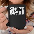 スケートボーダーへのギフト スケートボード シルエット コーヒーマグ 面白い贈り物