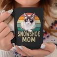 スノーシュー 猫 ママ レトロ ヴィンテージ 面白い I Love My Cat コーヒーマグ 面白い贈り物