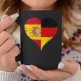 スペインとドイツのハーフaのかっこいい国旗 スペイン ドイツの国旗 Pain German Flag コーヒーマグ 面白い贈り物