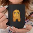 チキンナゲットマンフェイスカウボーイミーム コーヒーマグ 面白い贈り物